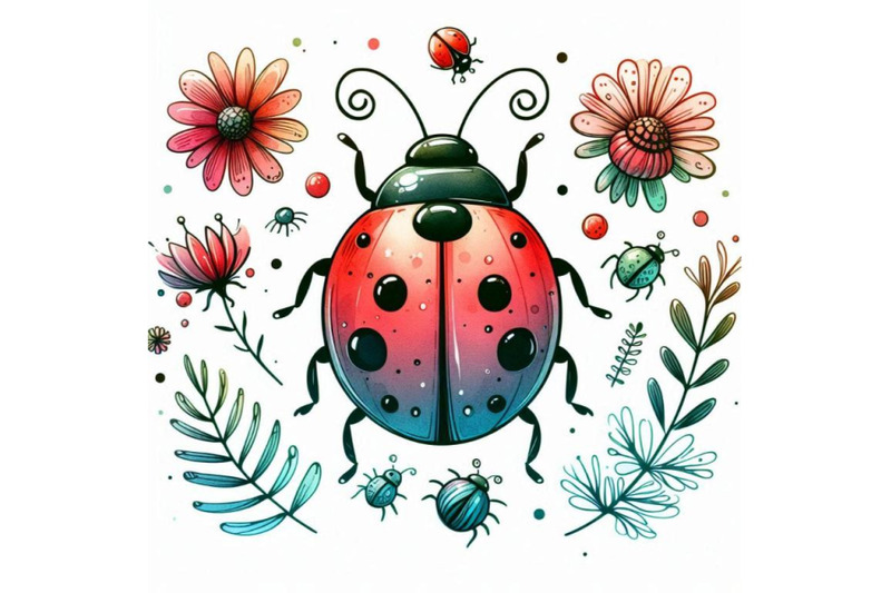 cartoon-insect-ladybug-watercolor-il