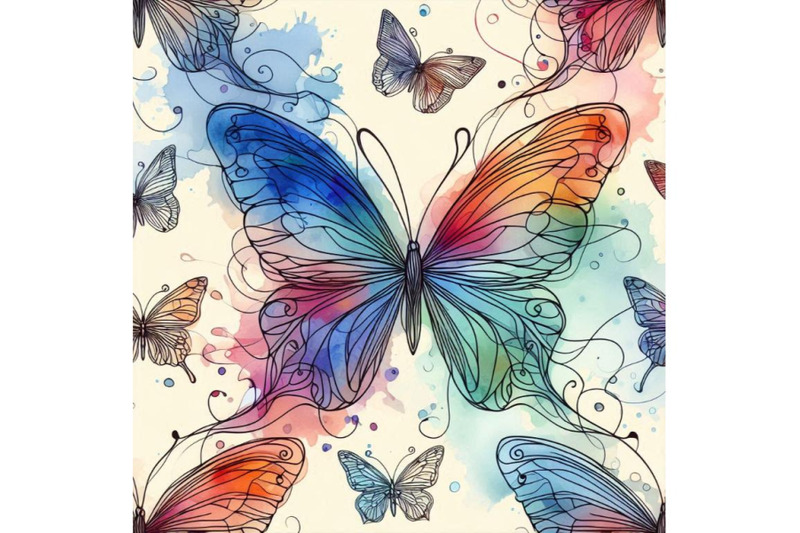 butterfly-watercolor-seamless-patte