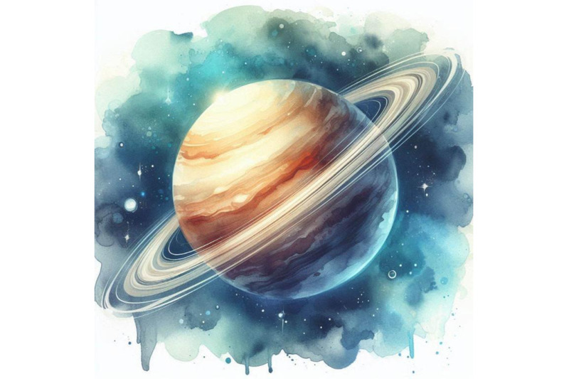 uranus-uranus-watercolor-background