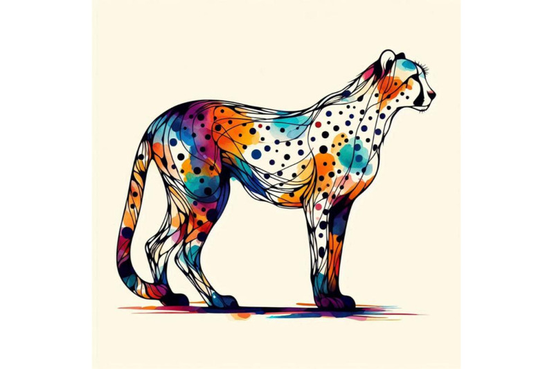 cheetah-cheetah-illustration-water