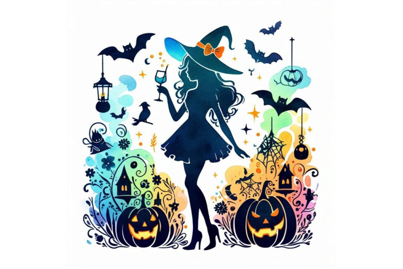 watercolor-illustration-girl-witches-a