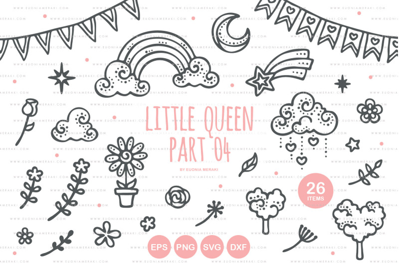 rainbow-star-moon-flower-little-queen-svg-dxf