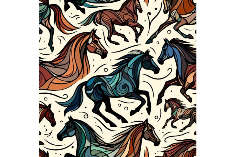 horses-seamless-pattern-wild-west