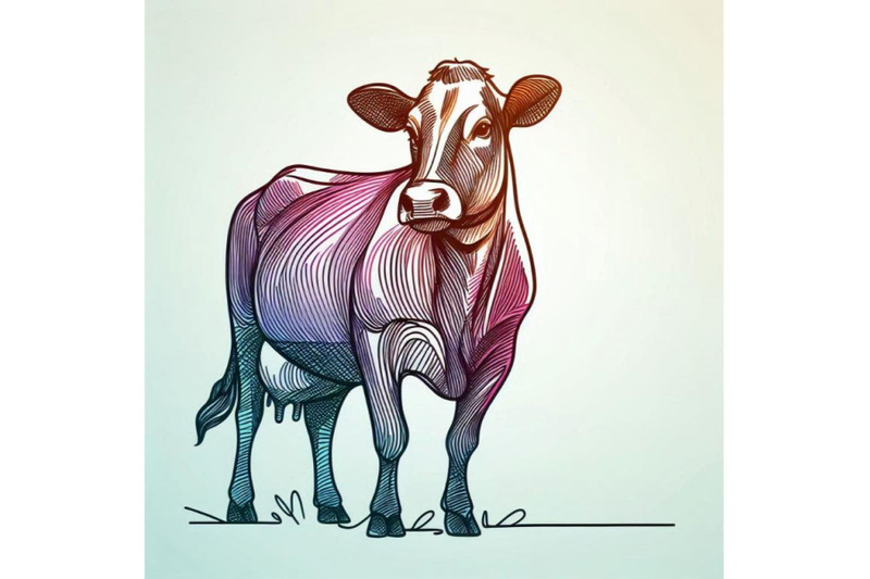 cow-sketch-dairy-cow-pencil-sketch