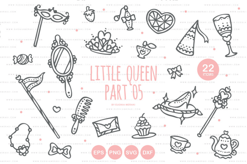 princess-mirror-crown-glass-slipper-little-queen-svg