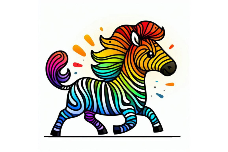 funny-zebra-rainbow-zebra-illustrati