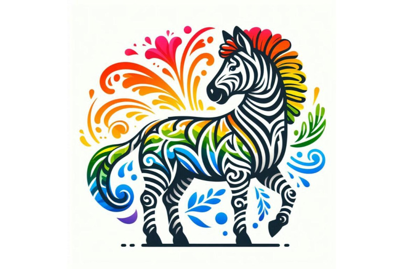 funny-zebra-rainbow-zebra-illustrati