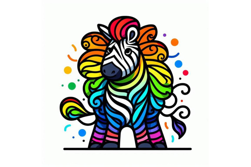 funny-zebra-rainbow-zebra-illustrati