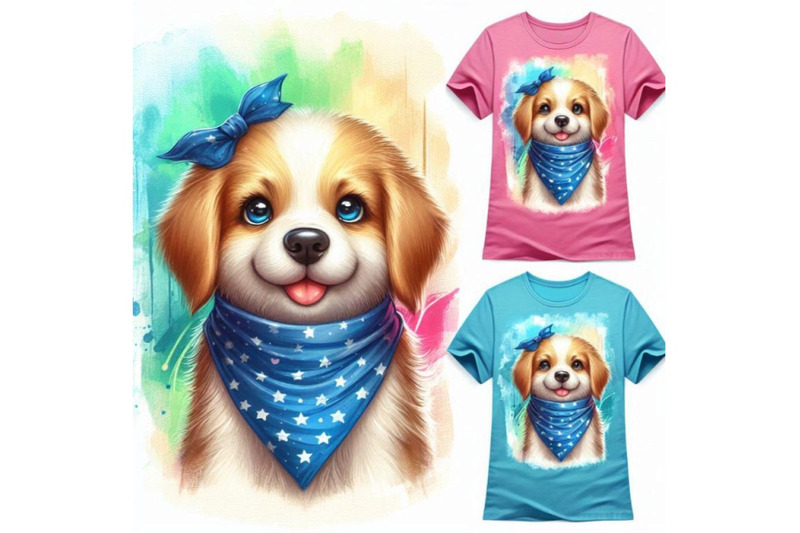 cute-dog-dog-t-shirt-graphics