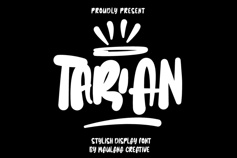 tarian-stylish-display-font