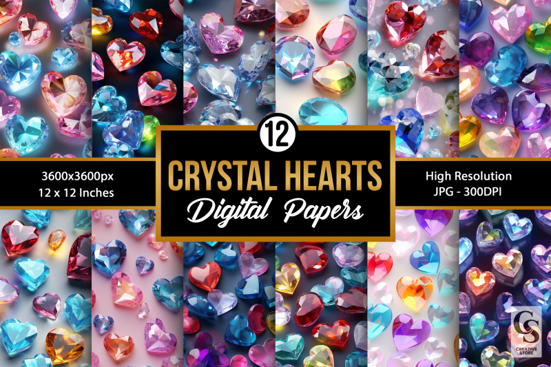 crystal-hearts-seamless-patterns