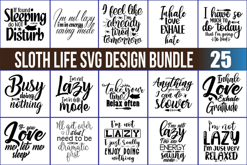 sloth-life-svg-bundle