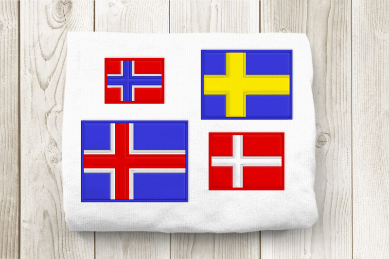 nordic-cross-flag-applique-embroidery