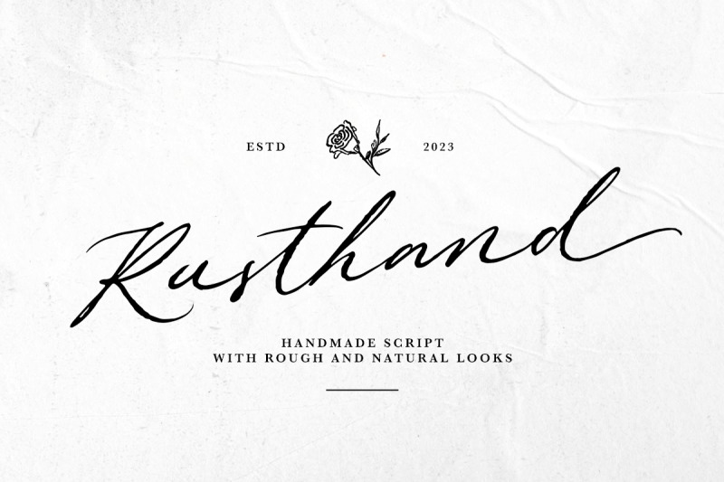 rusthand-rough-script