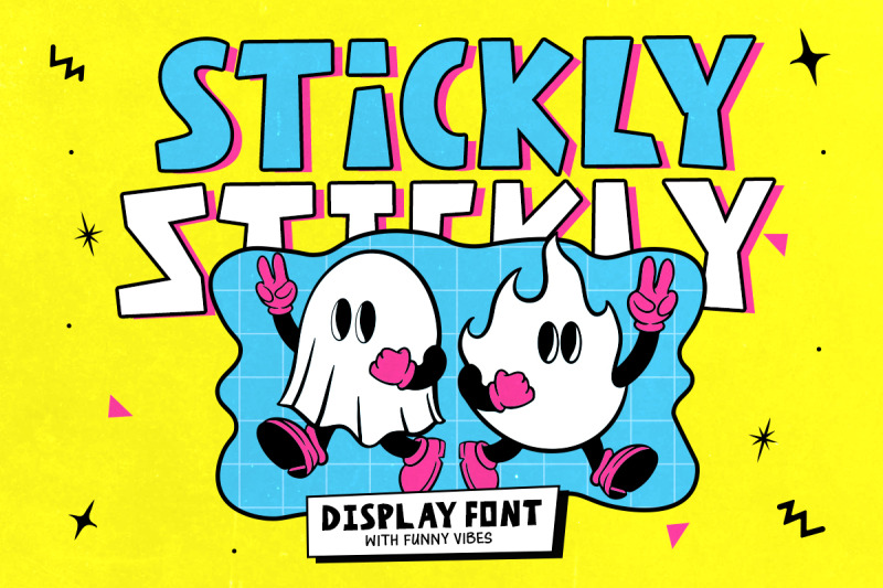 stickly-fun-display-font