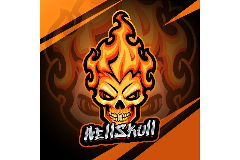 hellskull-esport-mascot-logo-design