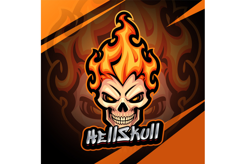 hellskull-esport-mascot-logo-design