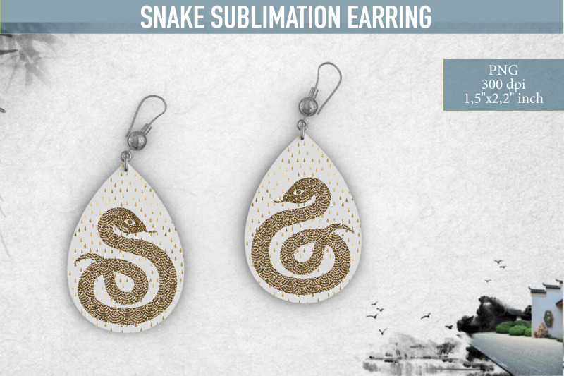 snake-teardrop-earring-sublimation-bundle