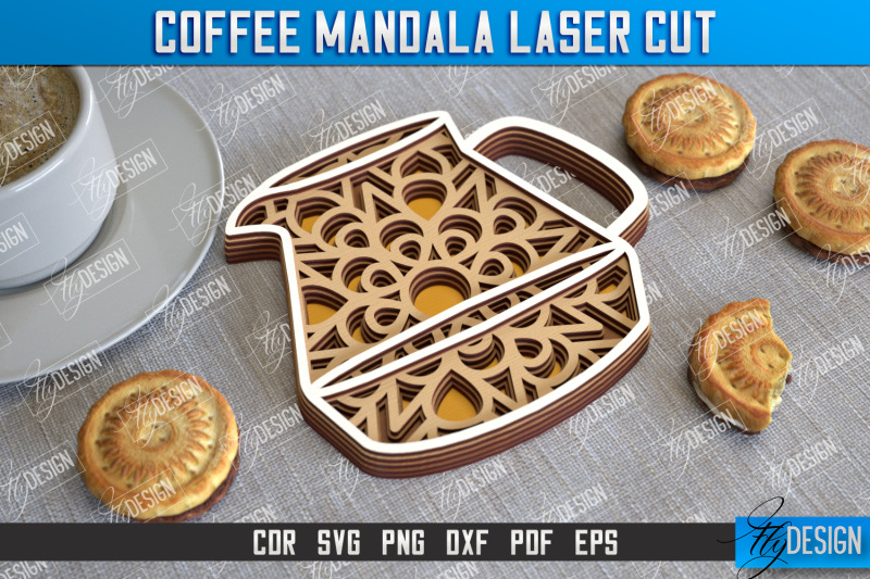 coffee-mandala-laser-cut-3d-coffee-cup-3d-template-cnc-file