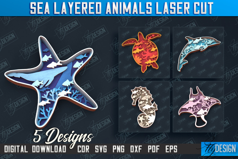 sea-layered-animals-bundle-3d-wood-shape-nautical-multilayer