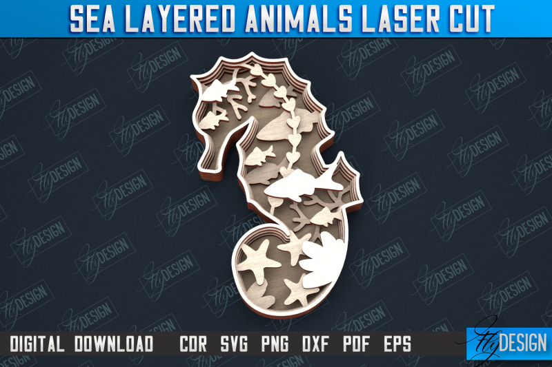 sea-layered-animals-bundle-3d-wood-shape-nautical-multilayer