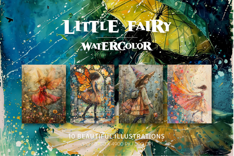 little-fairy-watercolor-wall-art