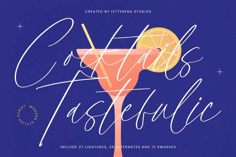 cocktails-tastefulic-modern-stylish-script