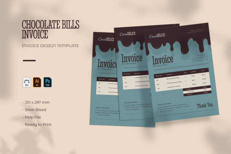 chocolate-bills-invoice-template