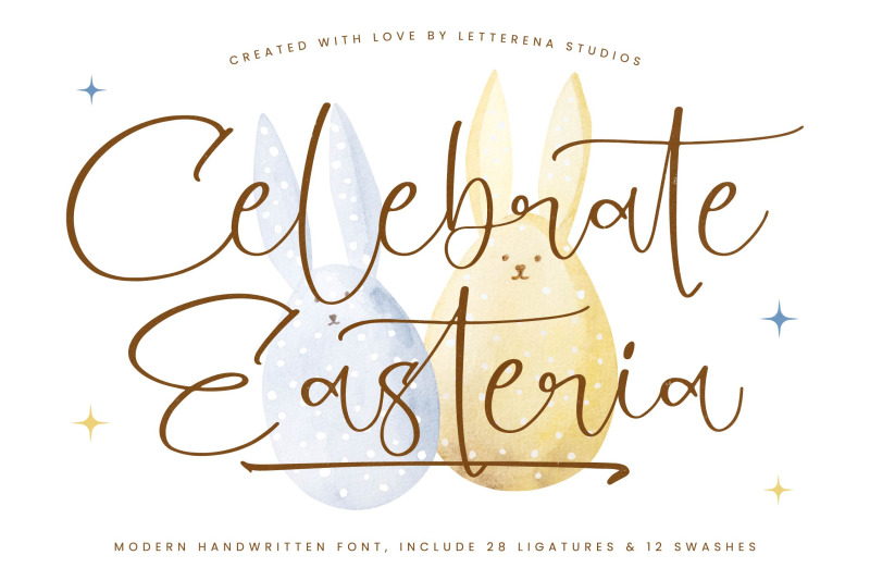 celebrate-easteria-modern-handwritten-font