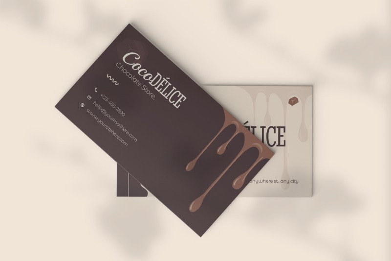 chocolate-store-business-card