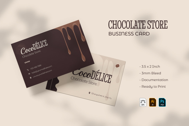 chocolate-store-business-card