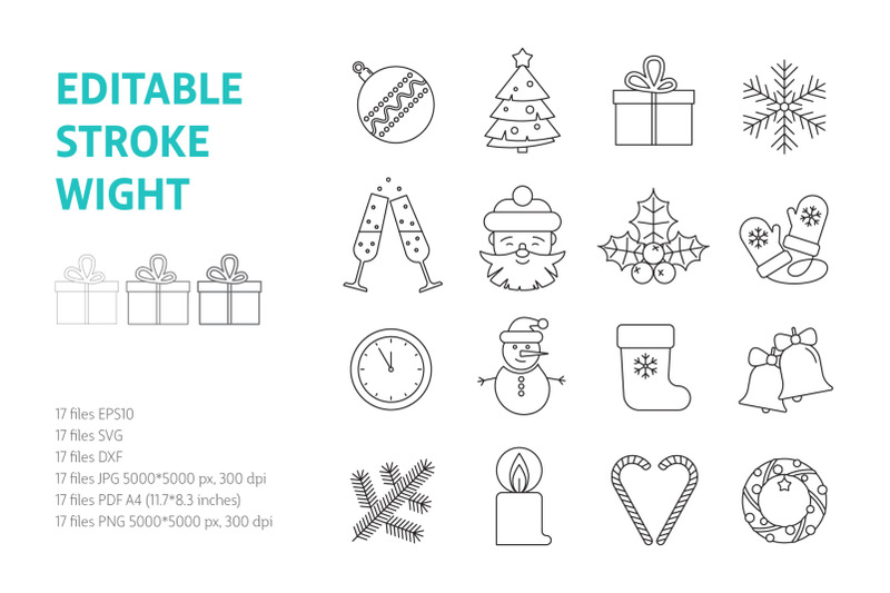 christmas-icons-bundle-festive-clipart