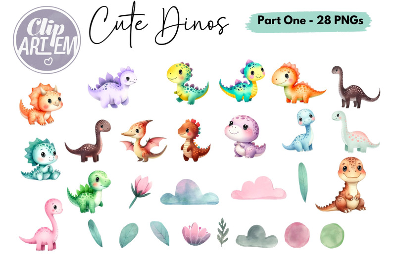 dinosaurs-bundle-28-png-clip-art-images-cute-baby-dinos