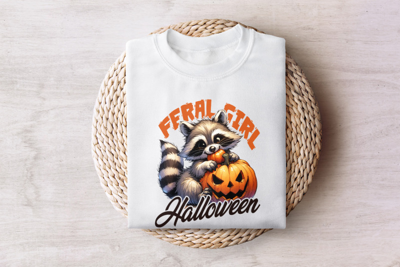 feral-girl-halloween-png-halloween-raccoon-png-cute-halloween-png-funny-halloween-png-halloween-shirt-png-fall-sublimation-retro