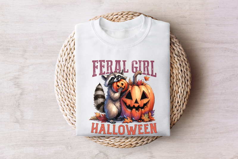 feral-girl-halloween-png-halloween-raccoon-png-cute-halloween-png-funny-halloween-png-halloween-shirt-png-fall-sublimation-retro