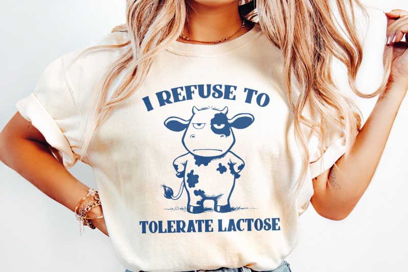 i-refuse-to-tolerate-lactose-png-dairy-free-cow-funny-cottage-core-designs-food-shirt-png-farm-animal-funny-saying-lactose-shirt