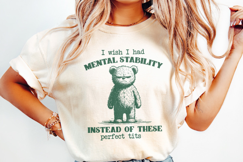 funny-mental-health-meme-png-perfect-tits-quote-self-love-humor-motivational-digital-art-sarcastic-bear-anxiety-relief-unique-gift