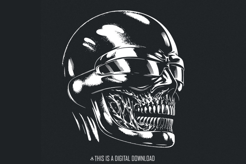 futuristic-skull-art-png-cyberpunk-skull-design-sci-fi-horror-digital-art-black-and-white-skull-dark-aesthetic-unique-gift-digital