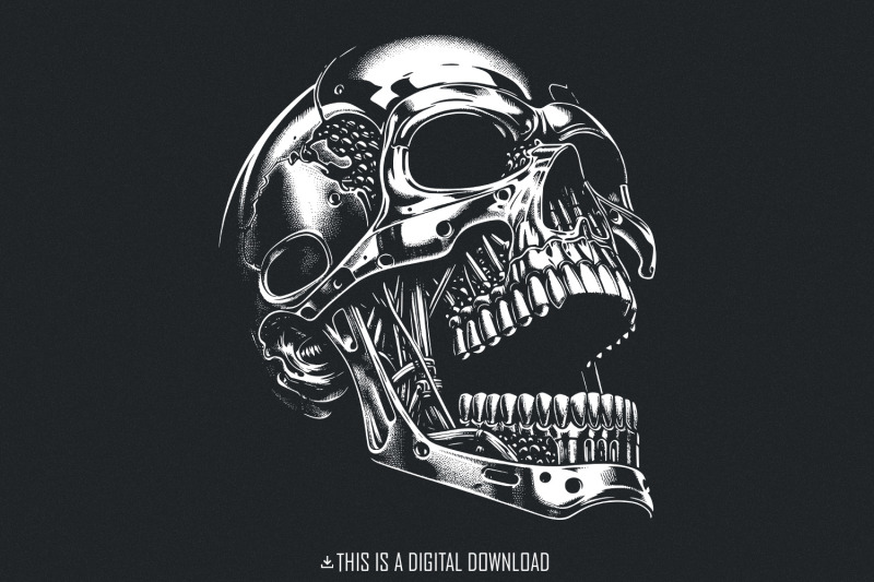 gothic-mechanical-skull-png-cyberpunk-skull-art-dark-aesthetic-design-modern-horror-steampunk-skull-digital-download-halloween-art