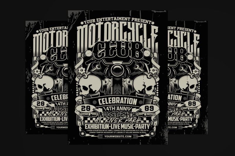 motorcycle-club-event-flyer