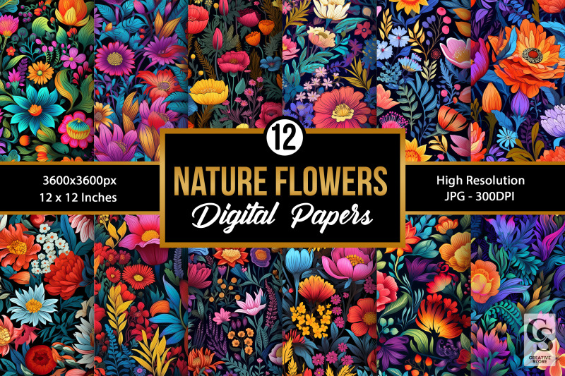 nature-floral-garden-digital-papers