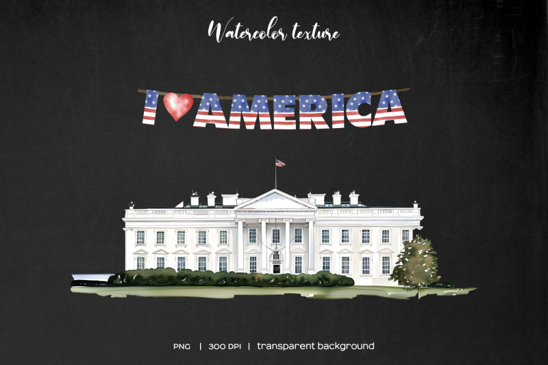 watercolor-usa-clipart-us-symbols-flag-and-landmarks