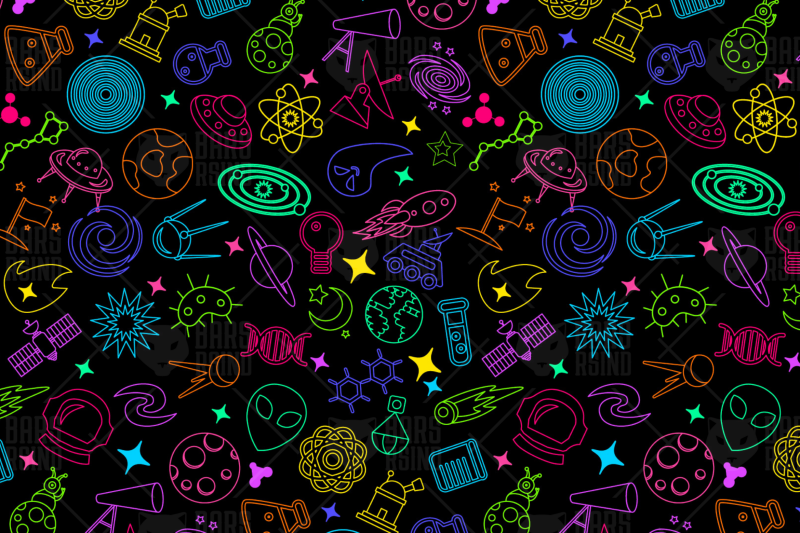 neon-cosmos-science-seamless-pattern