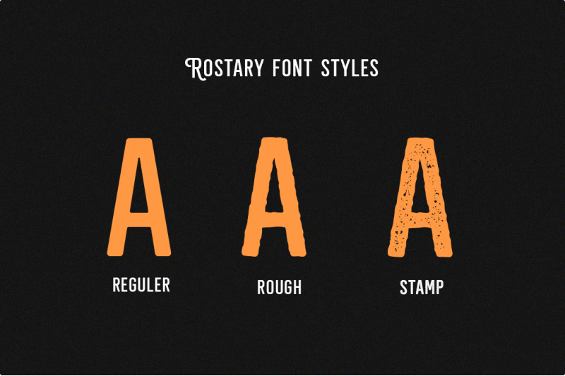 rostary-vintage-font-family