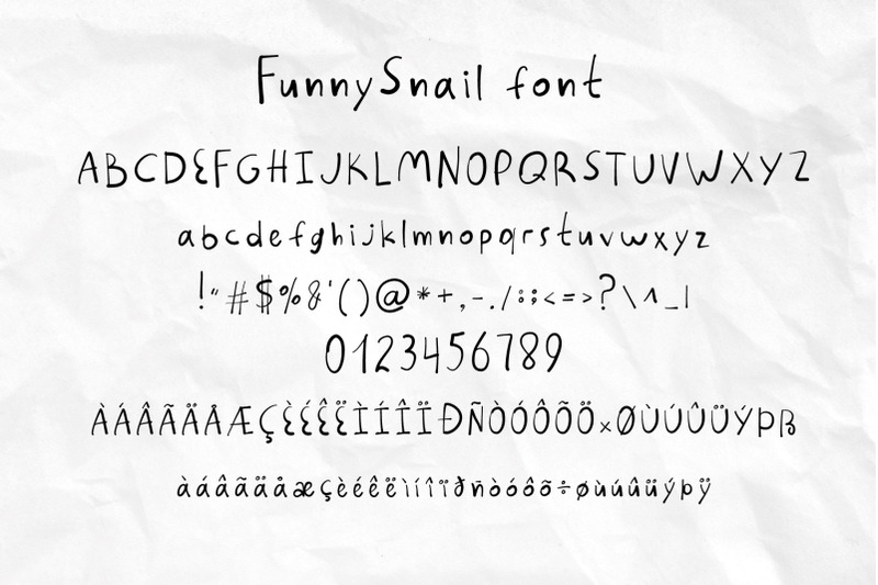 funnysnail-handwritten-kids-font