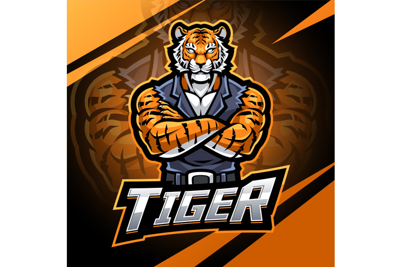 tiger-esport-mascot-logo-design