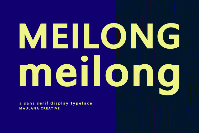 meilong-sans-serif-display-font