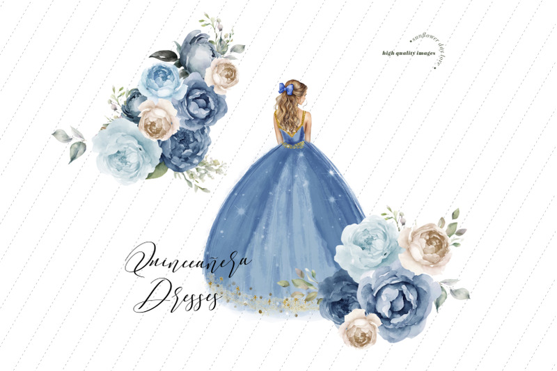 dusty-blue-amp-gold-princess-dresses-butterfly-clipart