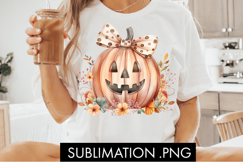 coquette-pumpkin-floral-halloween-png-sublimation