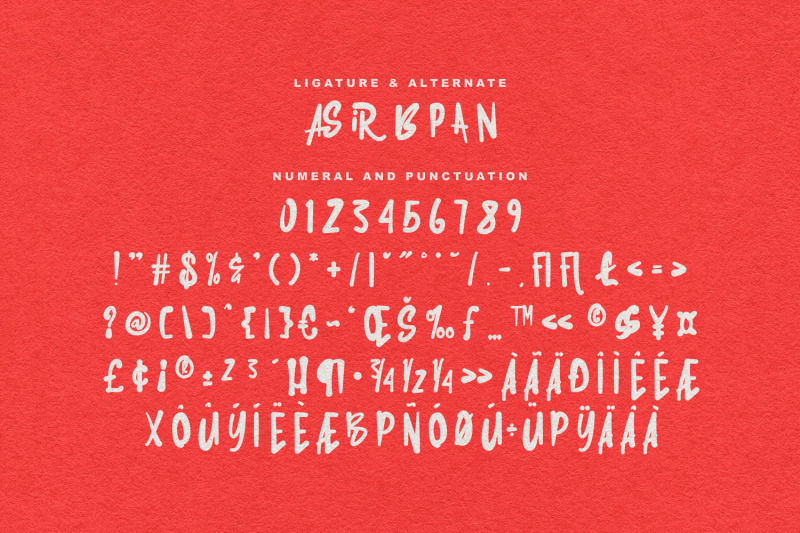 aspan-handmade-brush-display-font